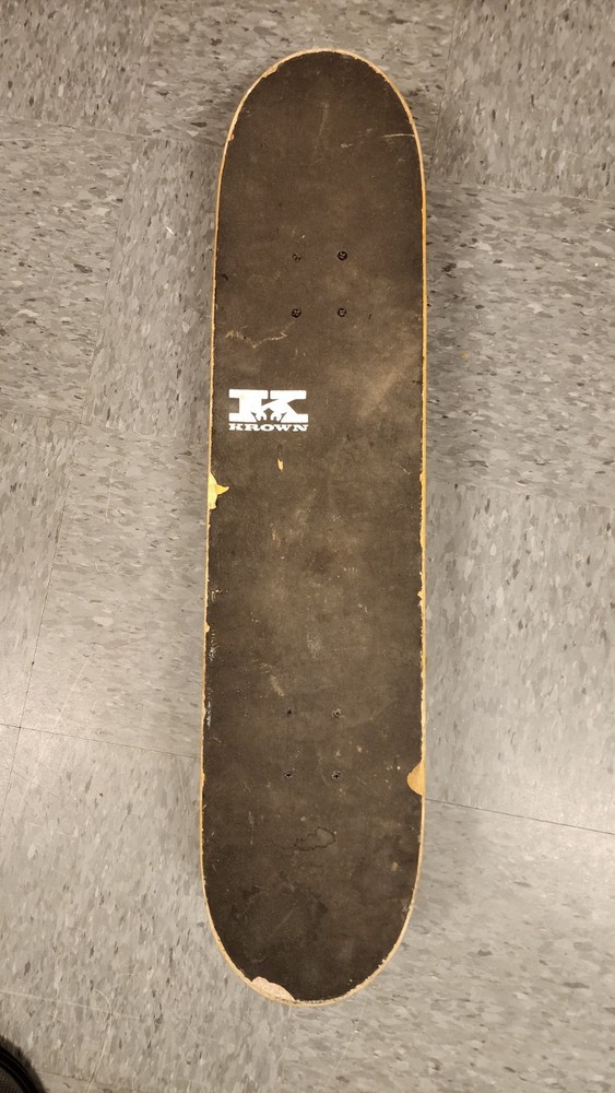 Krown Skateboard Rookie Blue Flame Complete
