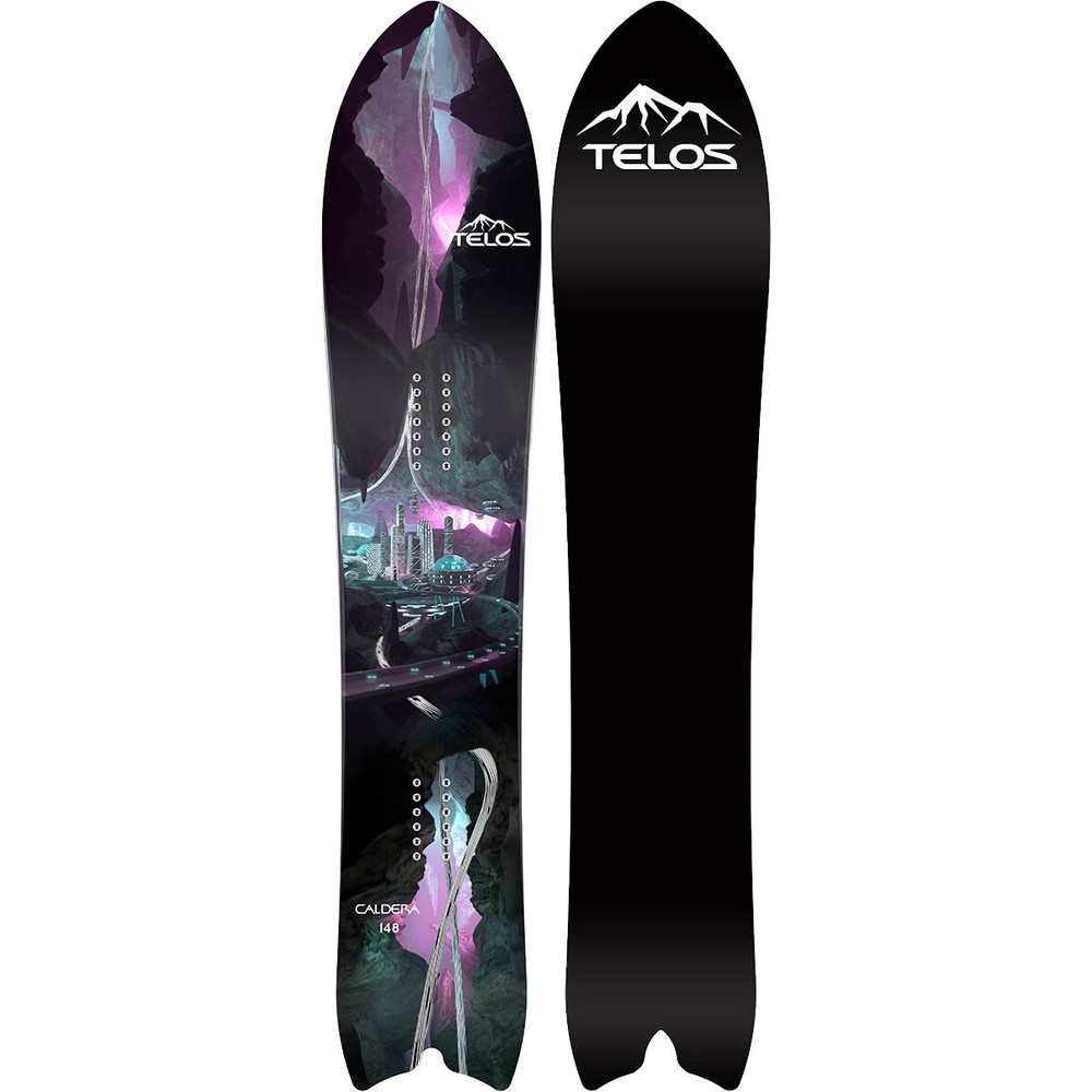 Telos Snowboards Caldera Snowboard - 2025 Neon, 148cm