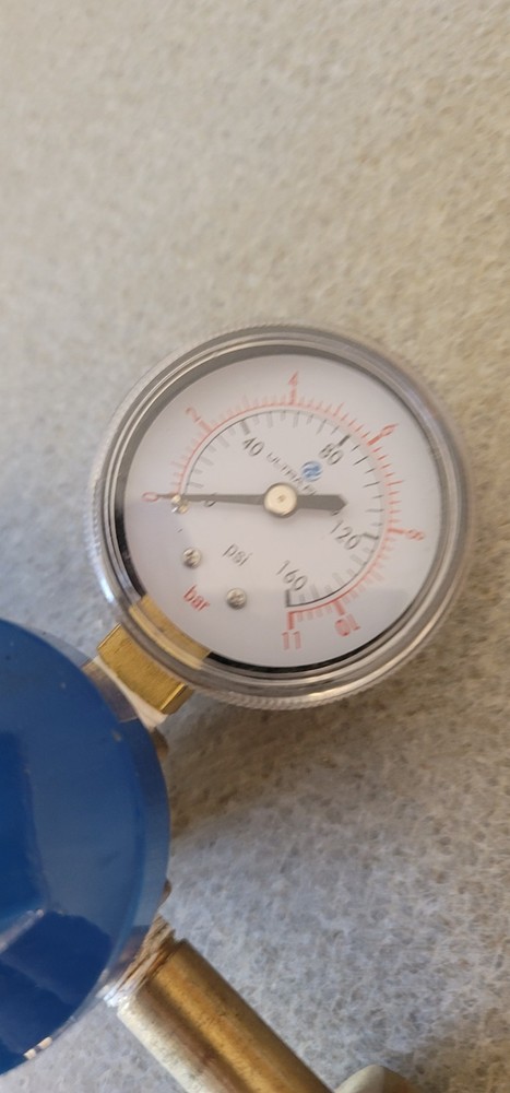 Ultra Flow Co2 Regulator Kegerator *broken Gauge