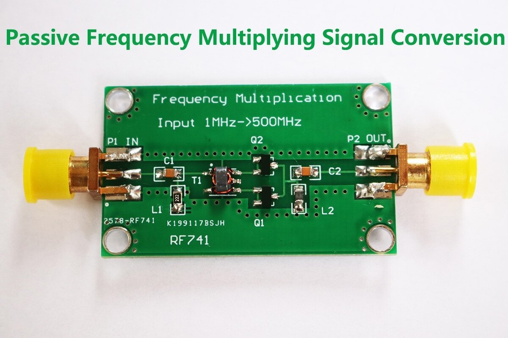 Passive Frequency Multiplier Input 1MHz-500MHz RF HF Frequency Doubler RF741