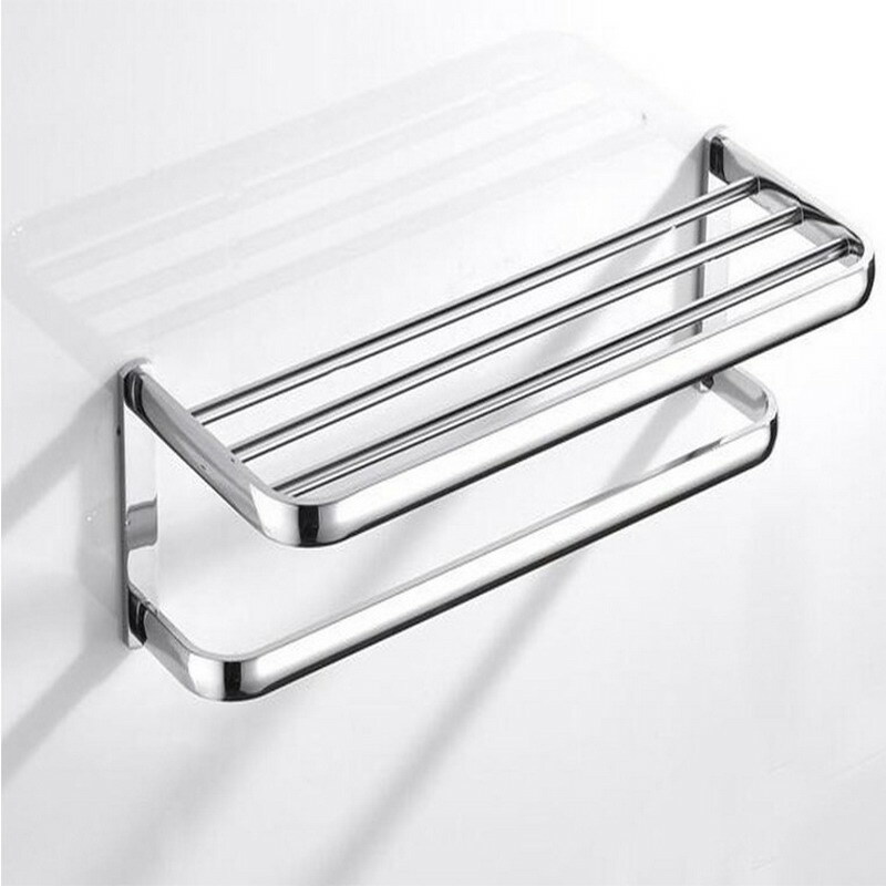 Polished Chrome Brass Wall Mounted Bathroom Accessories Bath Hardware Set