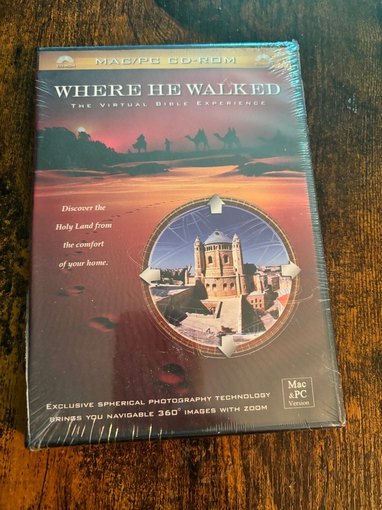 WHERE HE WALKED MAC/PC CD-ROM Virtual Bible 2001