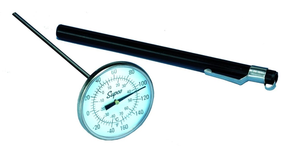High-Precision 1-3/4" Dial Thermometer - Recalibration for Optimal Performance