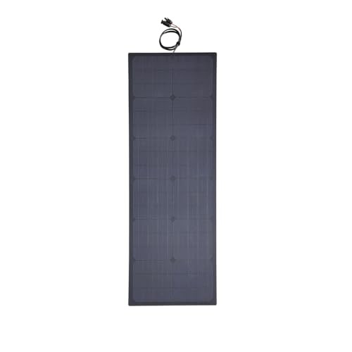 12V ETFE Black Flexible Solar Panel, with Solar Cable on Back Side, PERC 55W