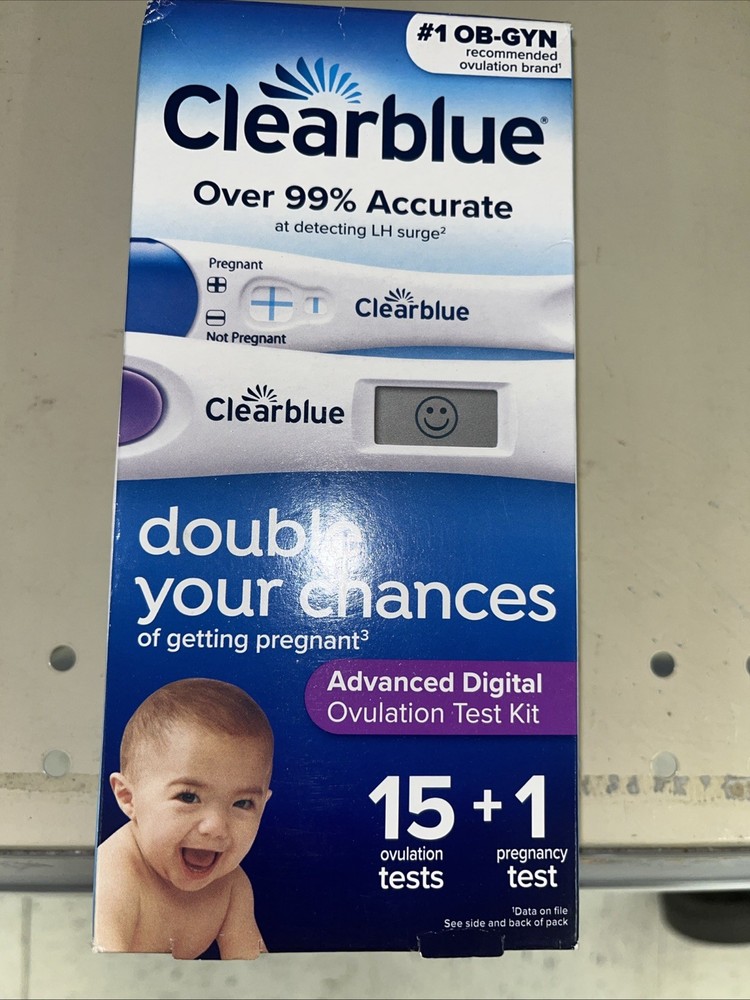 Clearblue Advanced Digital Ovulation Test Kit + 1 Pregnancy Test