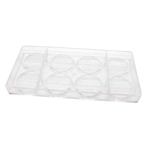 Round Cookie Shape Polycarbonate Chocolate Mold Medal Maker DIY Tool