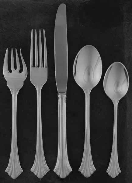 Reed & Barton Highland 5 Piece Place Setting Silverplate