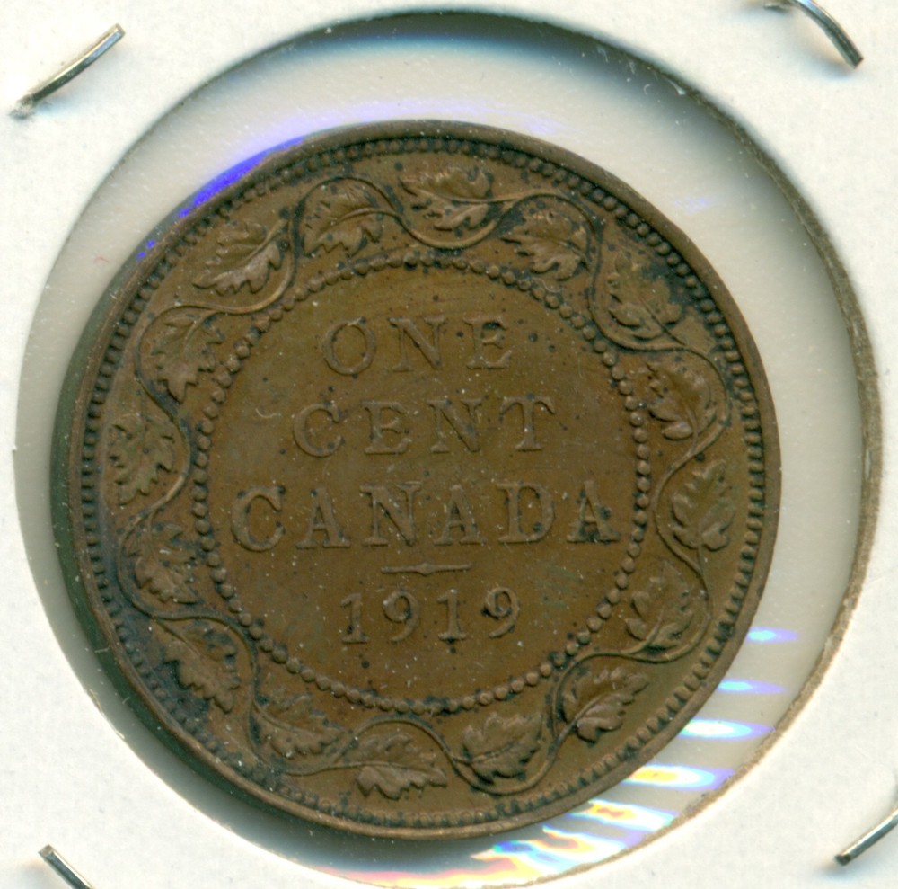 1919 CANADA LARGE CENT, ALMOST UNCIRCULATED, GREAT PRICE!