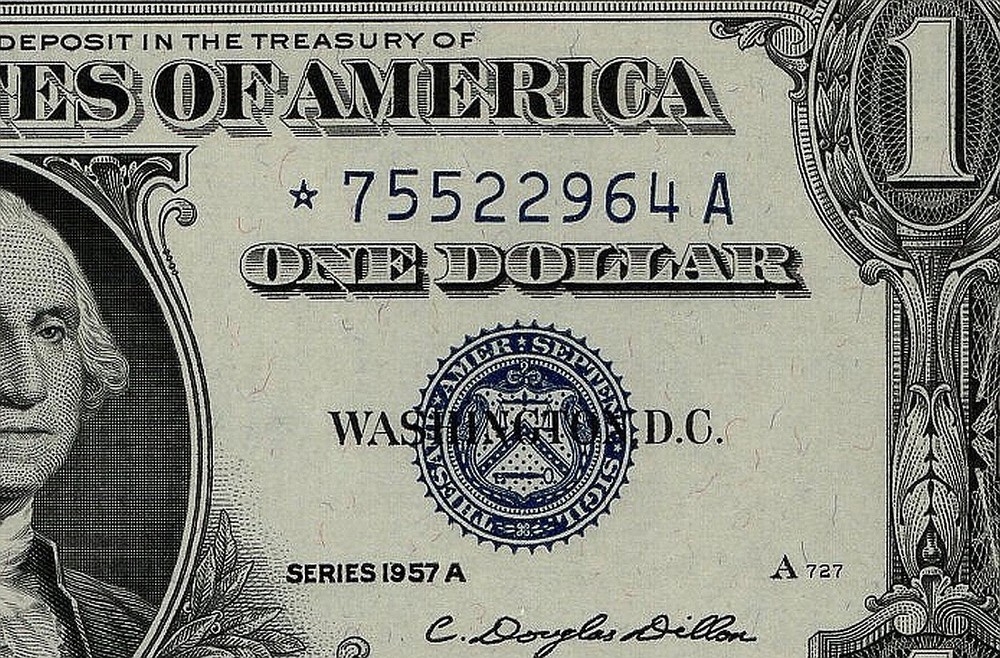 1957A $1 Silver Certificate Star Replacement Note Uncirculated *75522964A