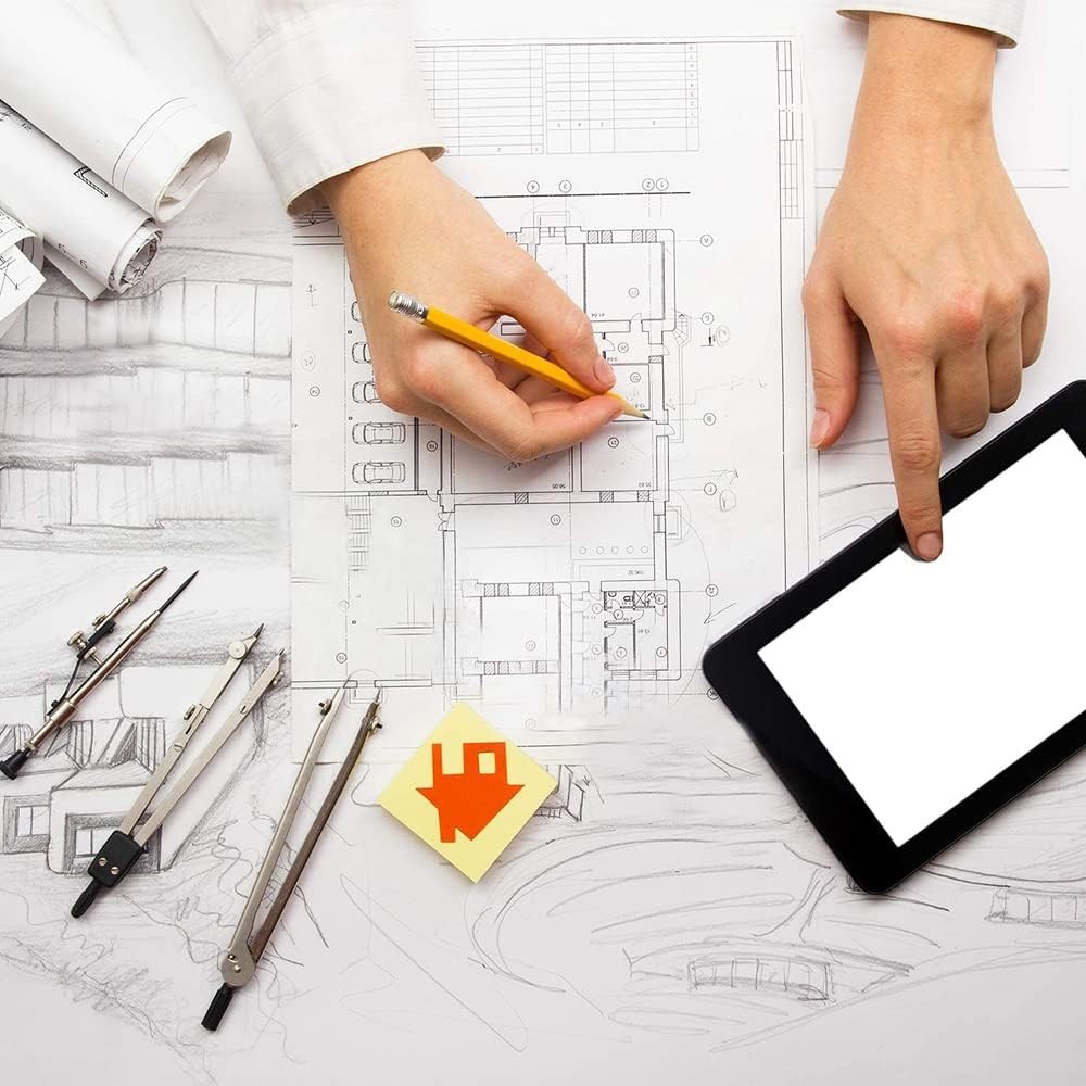 360 Degree Clear Protractor 20Cm/8 Inch Diameter Plastic Math Protractors Circle