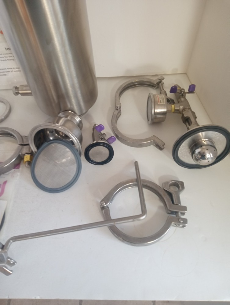 24" Portable Closed Column Vacuum Chamber Open Blast Extractor With Crc Kit