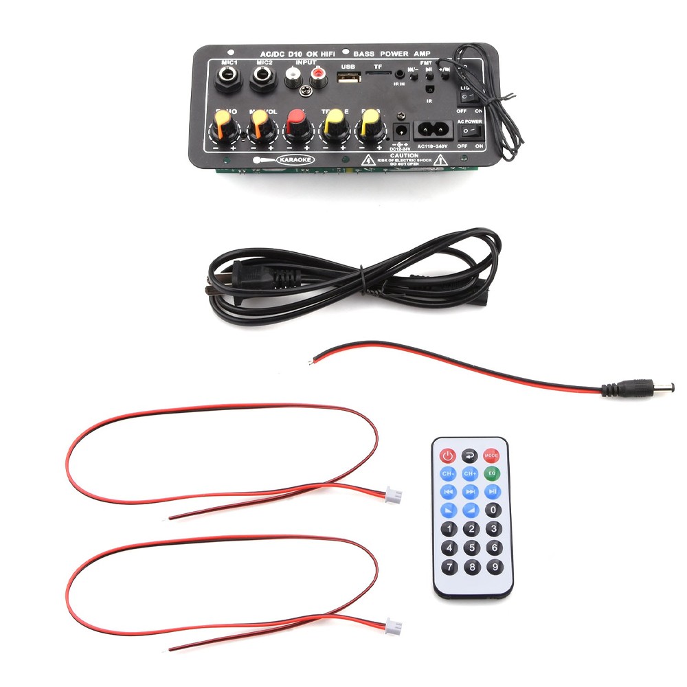 Versatile Audio Amplifier Decoder Board 5.0 TF/U MP3/WMA/WAV Audio Settings 12V