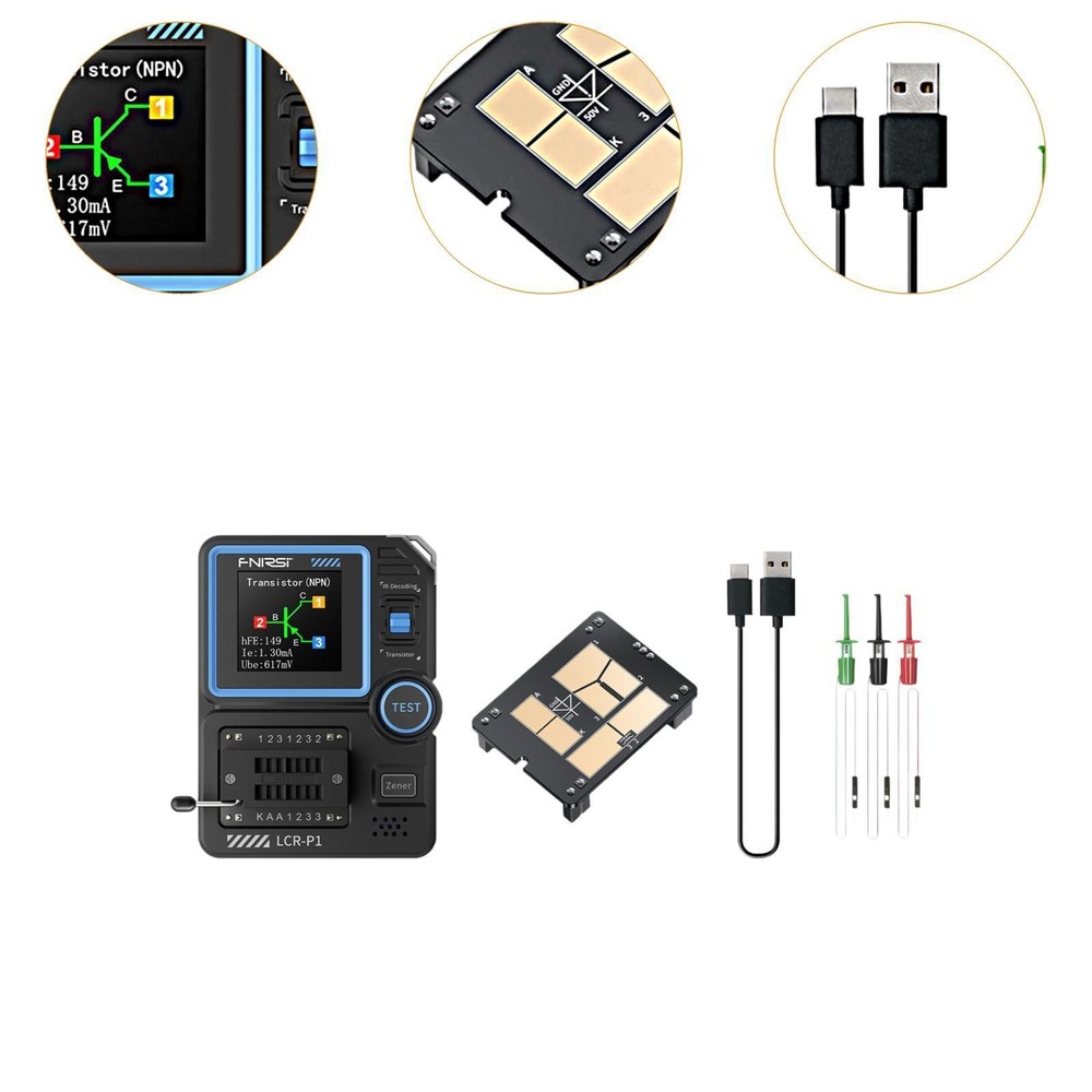 Transistor Tester Kit Transistor Meter Automatic Checker Pocketable Handheld