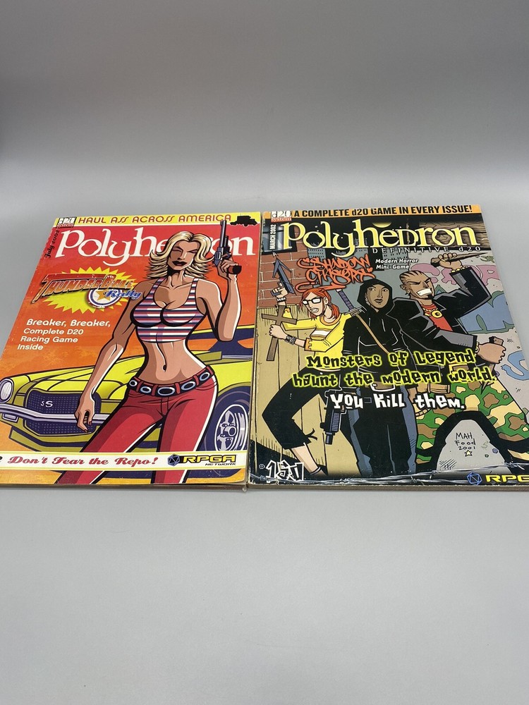 TSR: Dungeon Magazine: Issues #91 & #93 (one missing cover page)