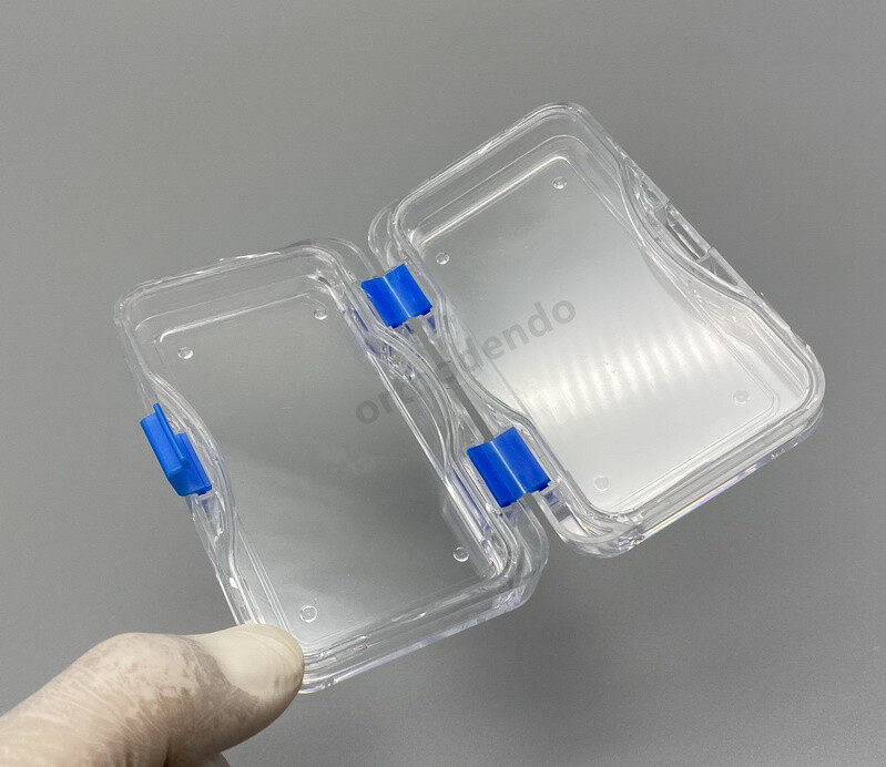 1pcs Denture False Inlay Fragile Display Jewelry Box Membrane Case Hinged Teeth