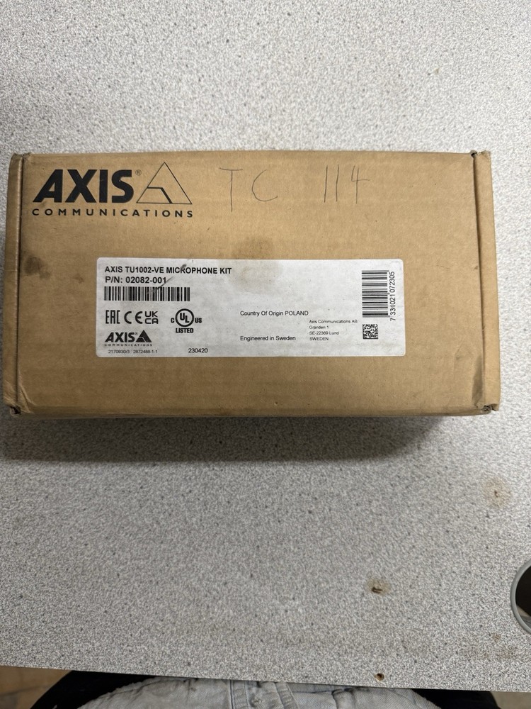 Axis TU1002-VE High-Quality Microphone