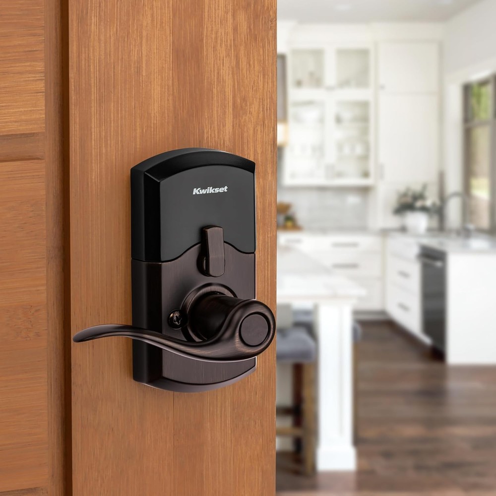 Kwikset SmartCode 917 Keyless Entry Lever Deadbolt Venetian Bronze Electronic