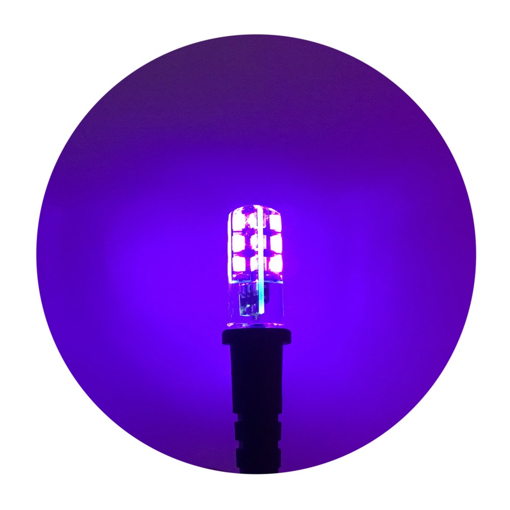 3 pack black light special effects props led 12 volts dc with cable socket BL3P