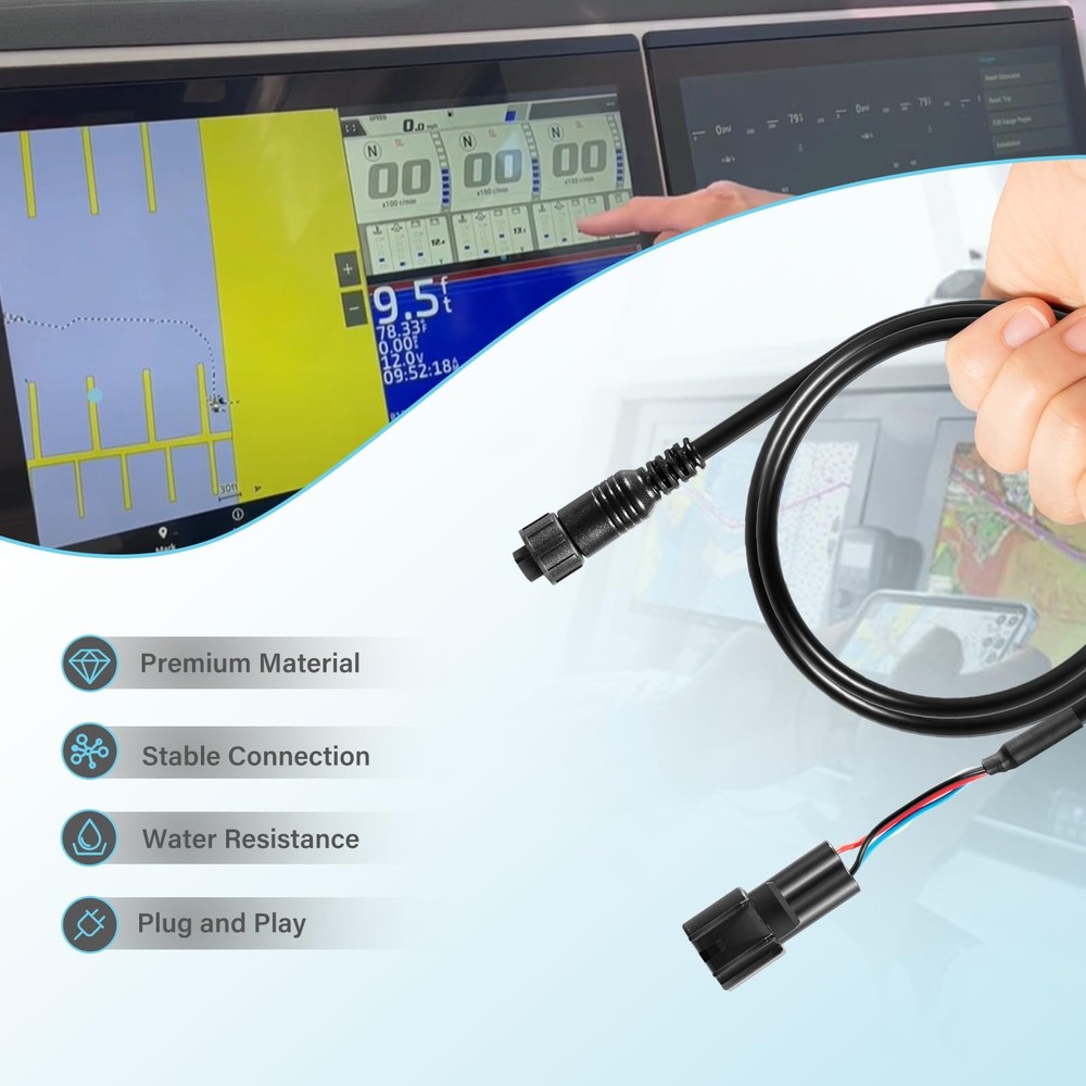 010-12770-00 Adapter Cable for Yamaha,Garmin J1939 Equipped GPSMAP Chartplotters