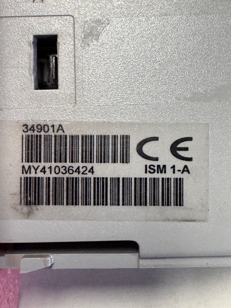 Agilent 34901A Multifunction Module 20 Chanel Multiplexer