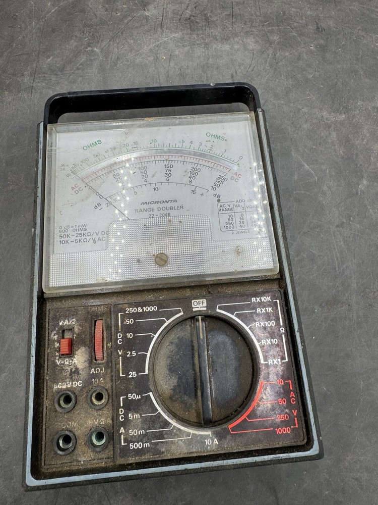 Micronta 43 Range Doubler Multitester 22-204B Untested