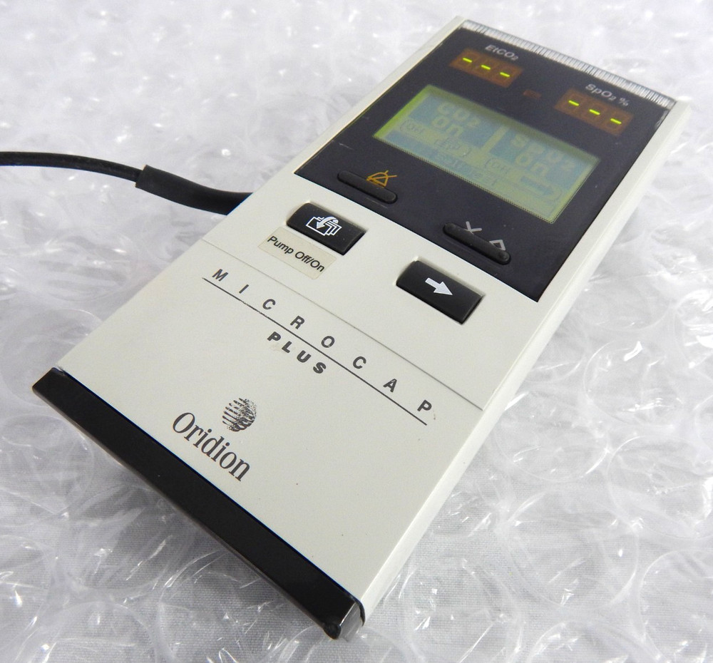 ORIDION MICROCAP PLUS HANDHELD CAPNOGRAPH