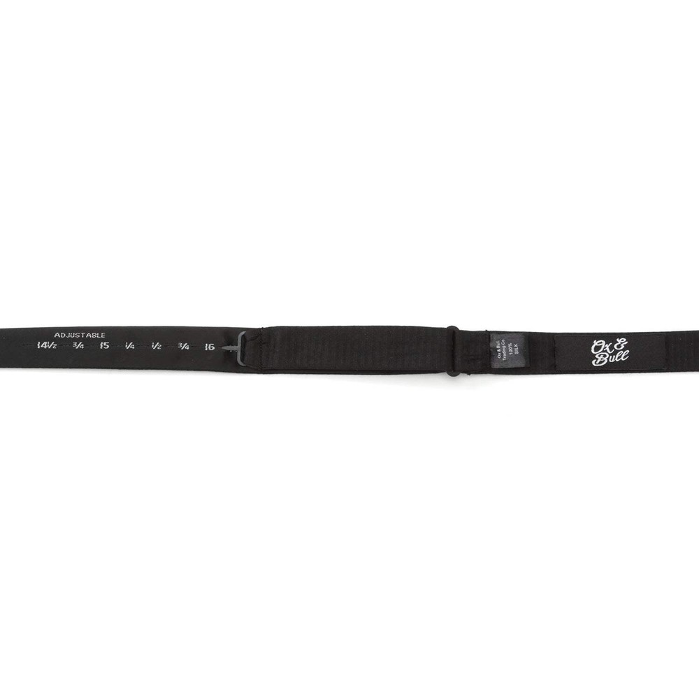 Black Formal Pinstripe Silk Bow Tie