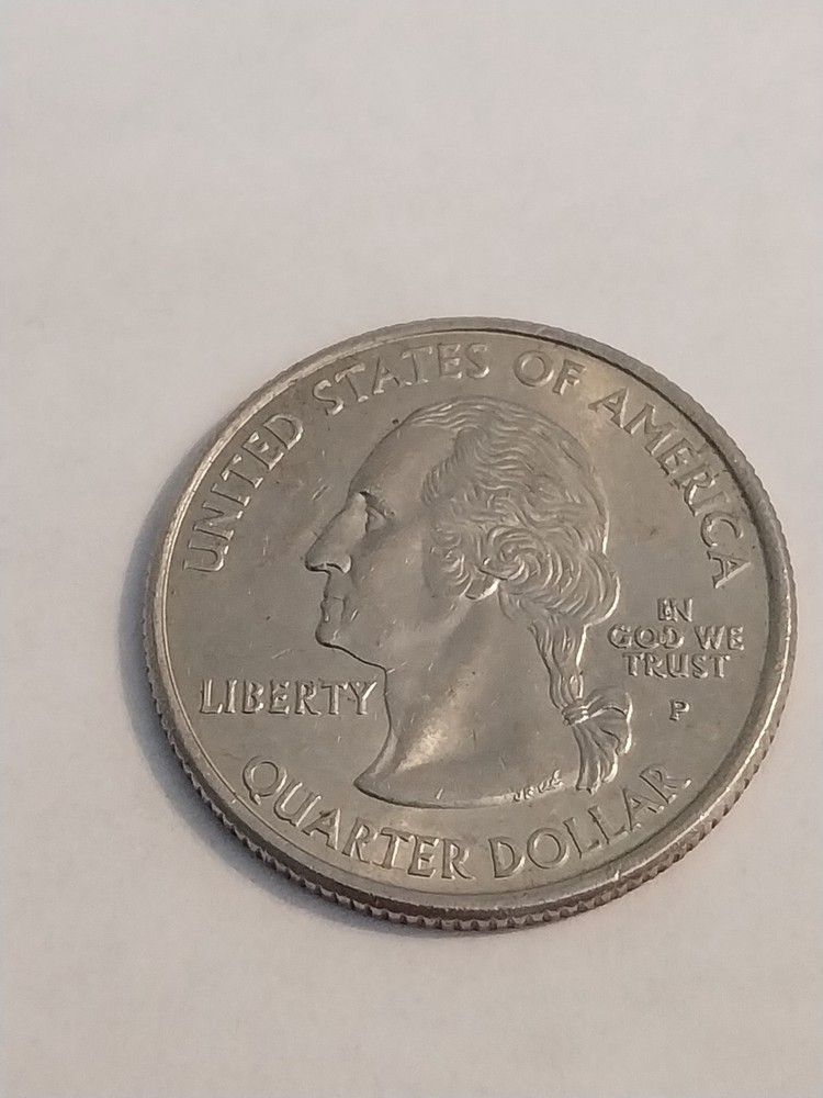 2005 P Error State Quarter. Obv. Die Chips. Oregon.