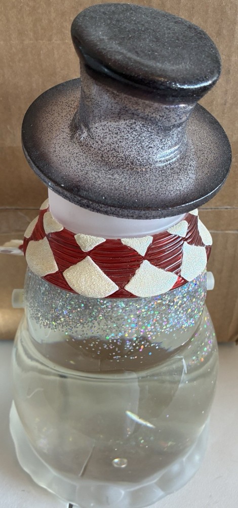 Snowman Lot Lamp And Snowglobe