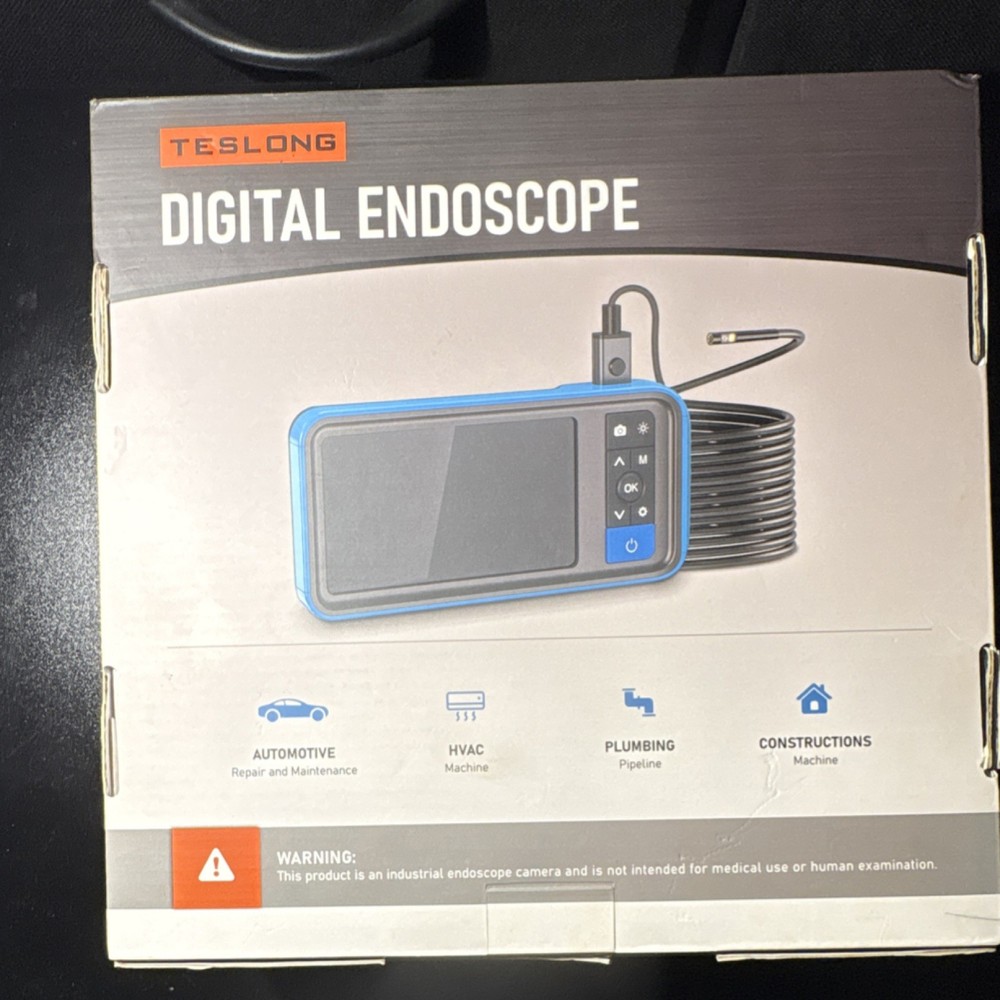 Teslong MS450-NTC Digital Endoscope Flexible Shaft LCD Display