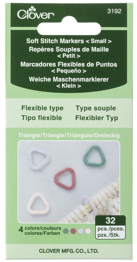 Soft Triangle Stitch Markers-Small