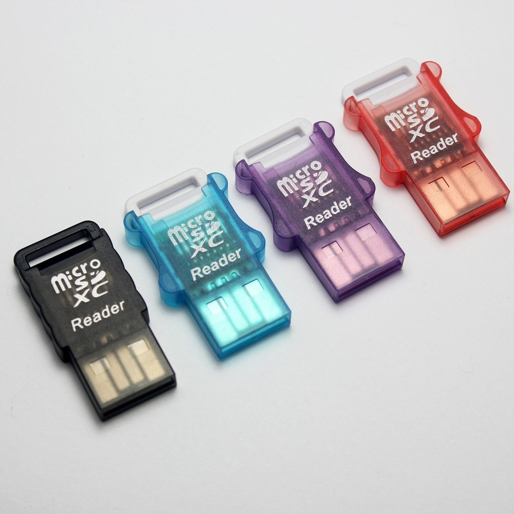 USB 2.0 MicroSDXC TF Card Reader High-Speed TF USB Adapter Plug & Play