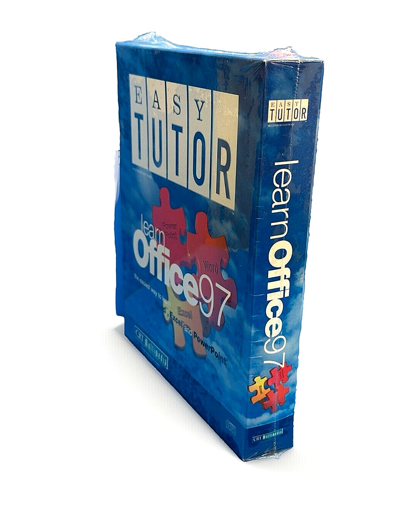Easy Tutor Learn Microsoft Office 97 PC Software CD ROM Windows 95/ NT Sealed