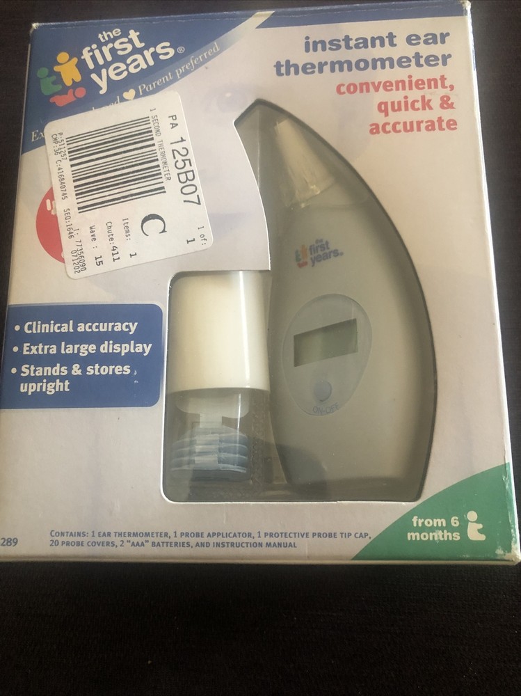 The First Years Instant Ear Thermometer - New Open Box