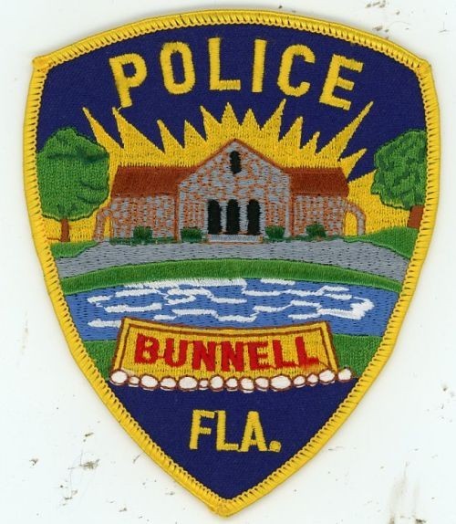 FLORIDA FL BUNNELL POLICE NICE SHOULDER PATCH SHERIFF