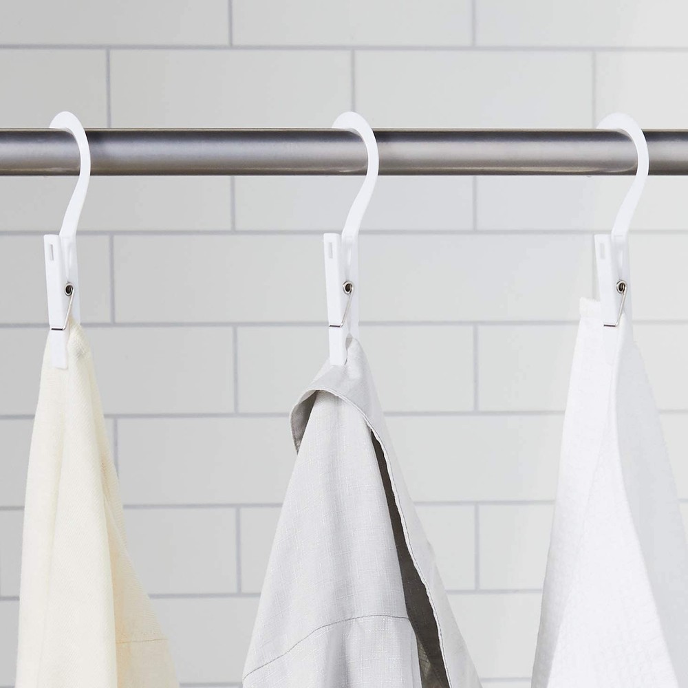 Fox Run Set of 10 Plastic Laundry Hooks (4-Pack)