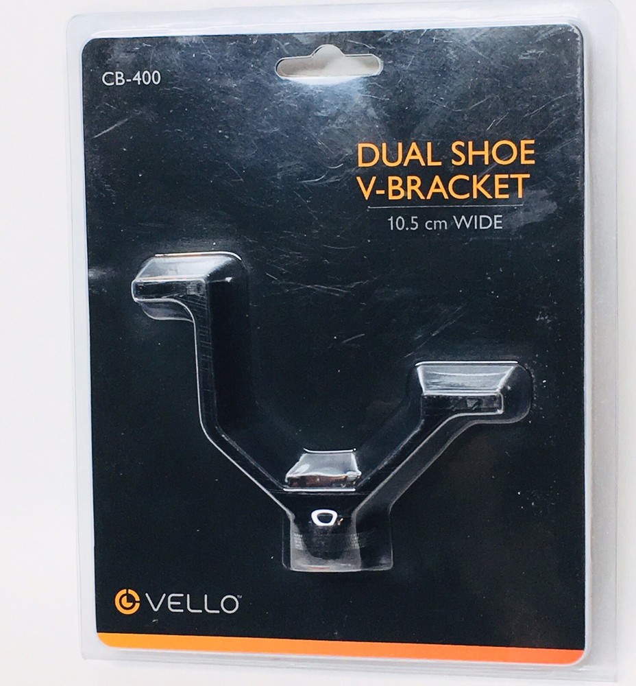 Vello CB-400 Dual Shoe Video Bracket + BlackRapid Hitch New In Package