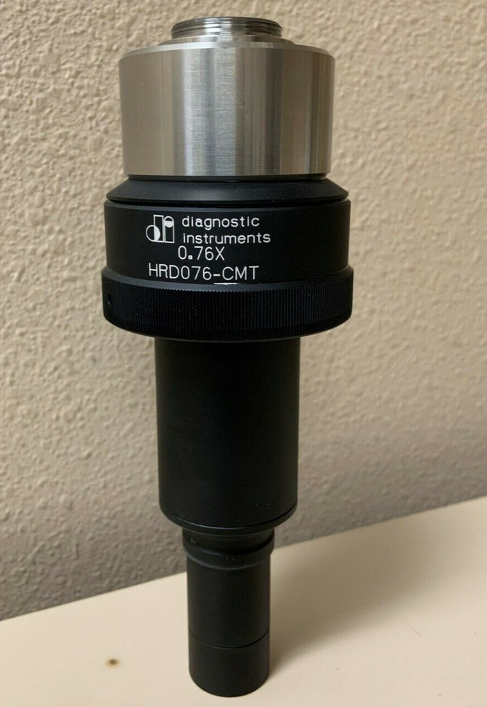 Diagnostic Instruments 0.76X High Resolution Digital C-Mount Adapter HRD076-CMT