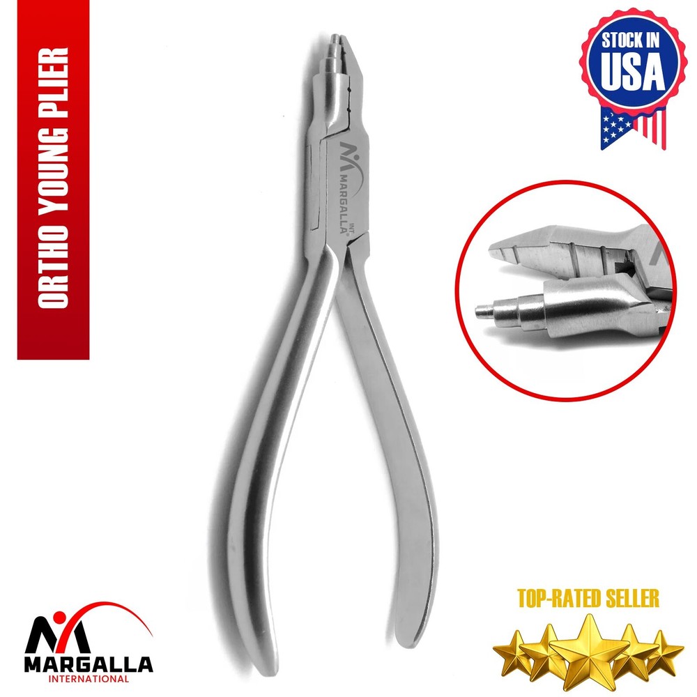 DENTAL YOUNG PLIER 13CM ORTHODONTIC WIRE BENDING LOOP FORMING ADJUSTING PLIERS