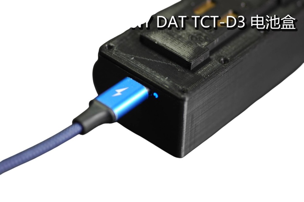 USBC Rechargeable Battery Case Attachment For SONY DAT TCD-D3
