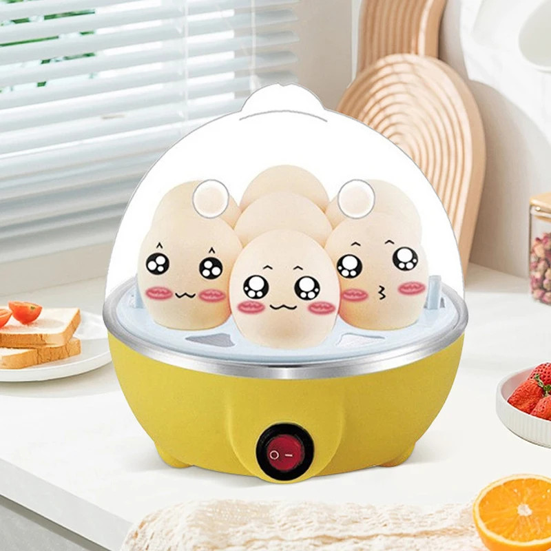 Egg Cooker Automatic Power Off Home 7 Eggs Multi-Functional Steamed Egg Custard