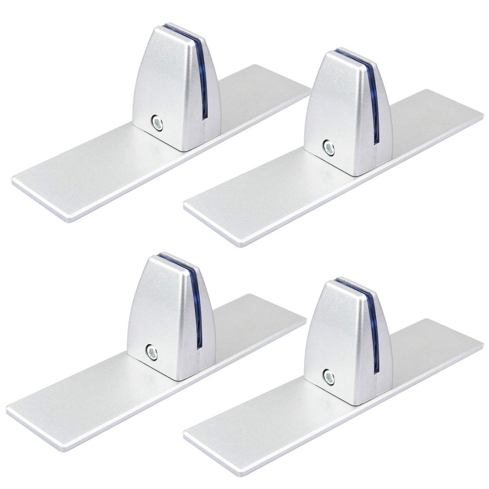 4 Pack T Shaped Office Desk Partition Clamp Sneeze Guard Bracket Support