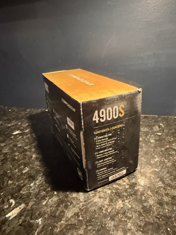 Compustar CS4900-S 4-Button 2-Way, 3000' Remote Start System Blade Not Included