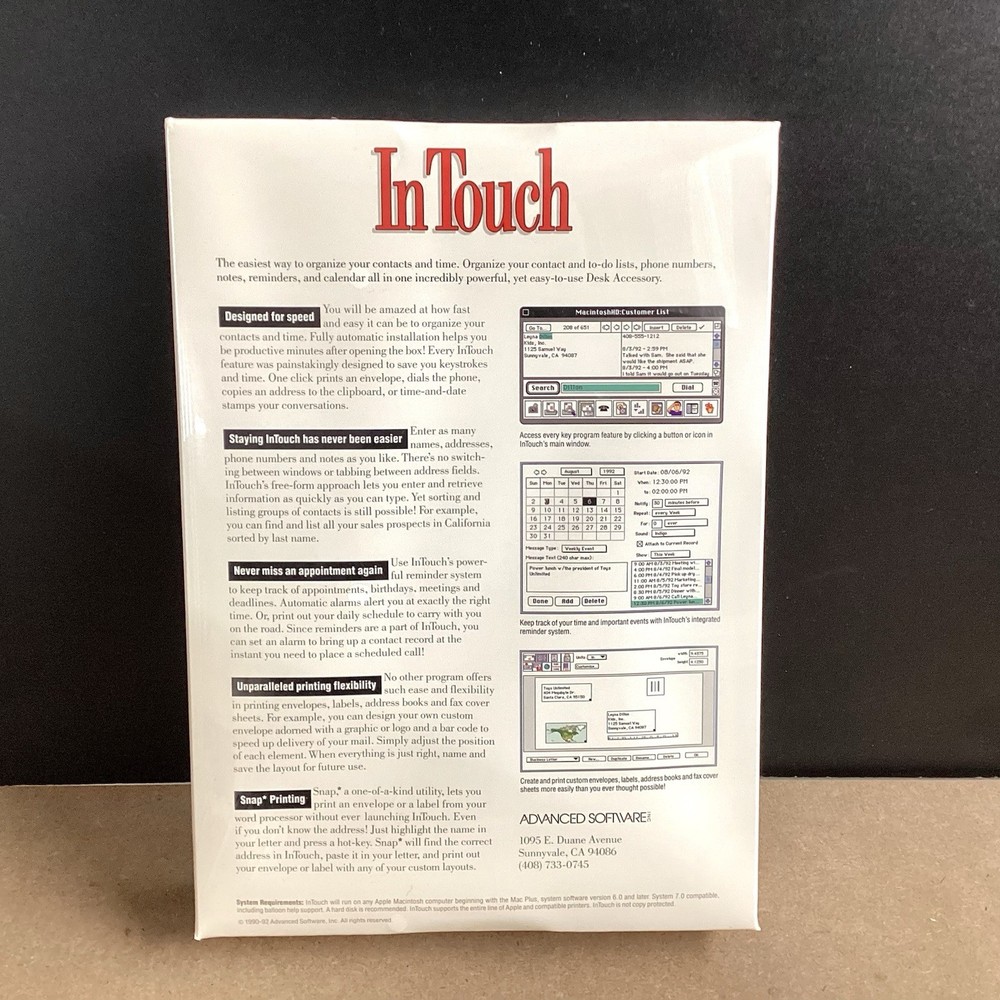 In Touch Advance Software Factory Sealed