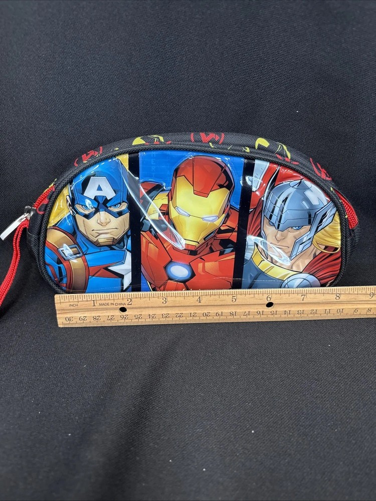 Marvel 3 Hero Zipper Pencil Case