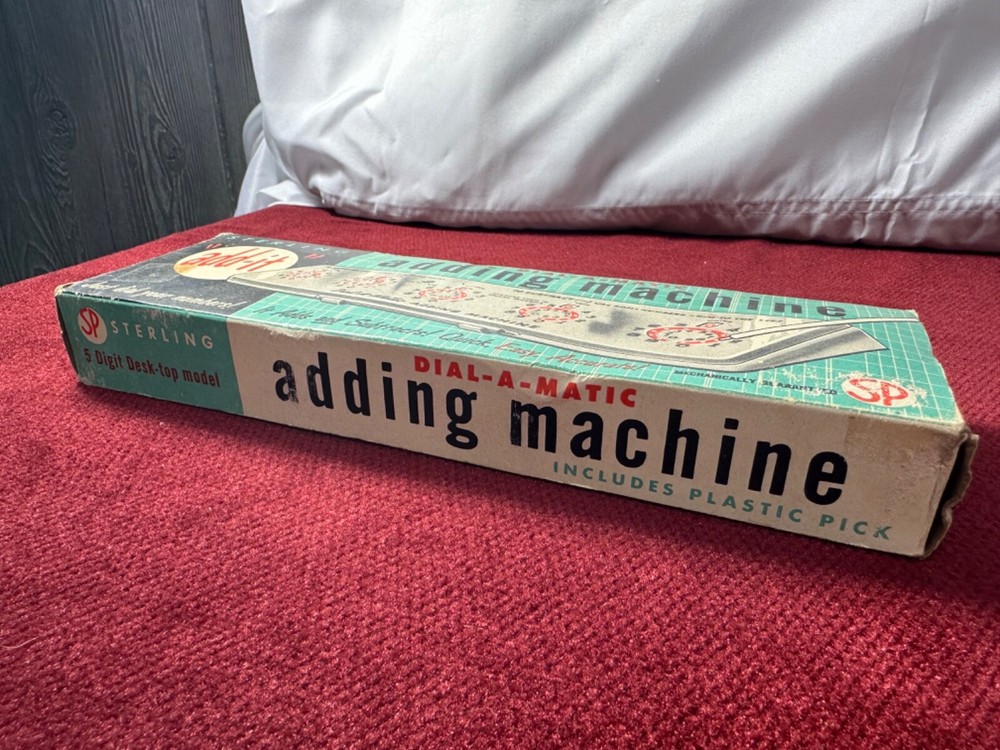 Sterling Dial-A-Matic “add- It” Automatic Mechanical Adding Machine #567