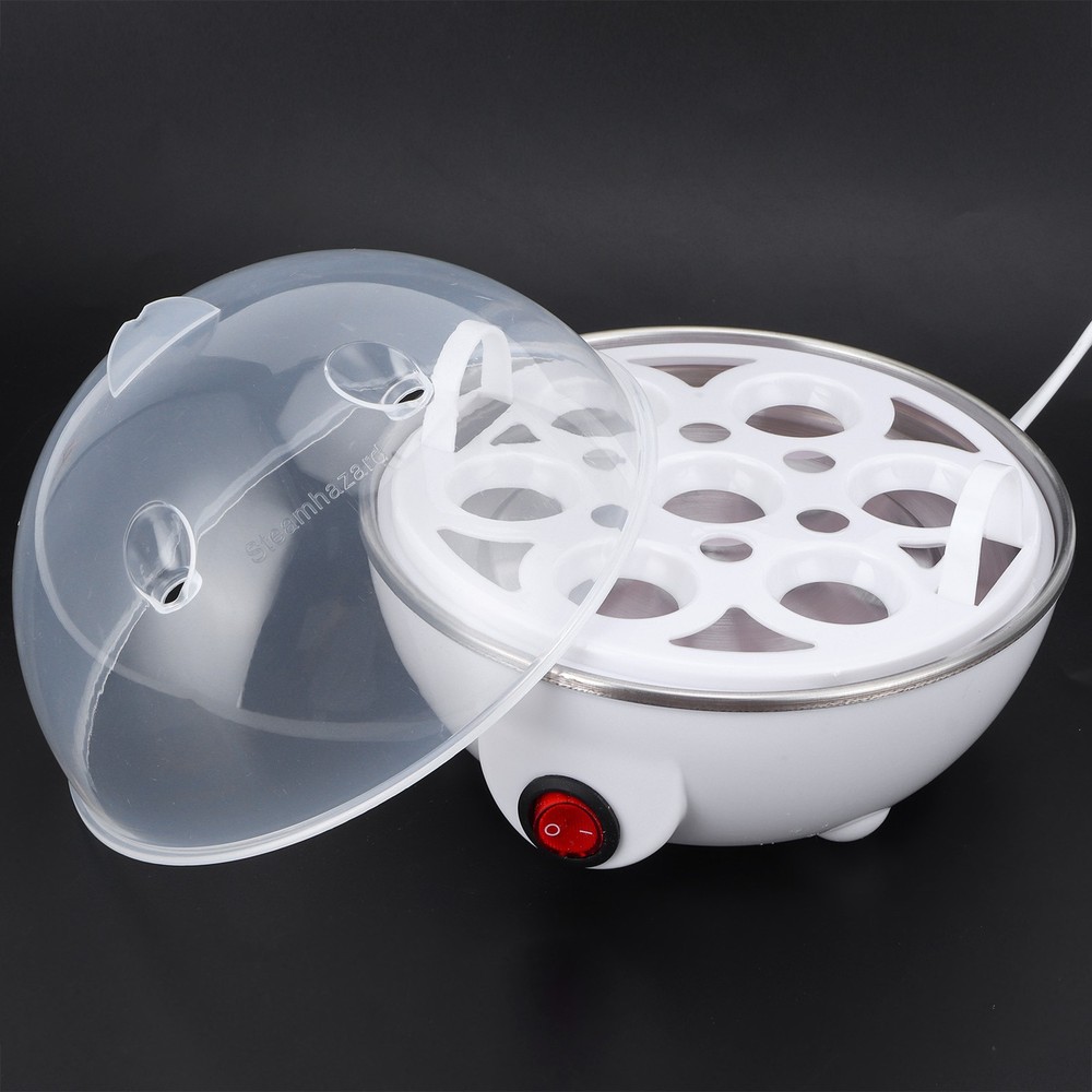 Easy Egg Cooker Electric 7-Egg Capacity Egg Cooker with Measuring Cup