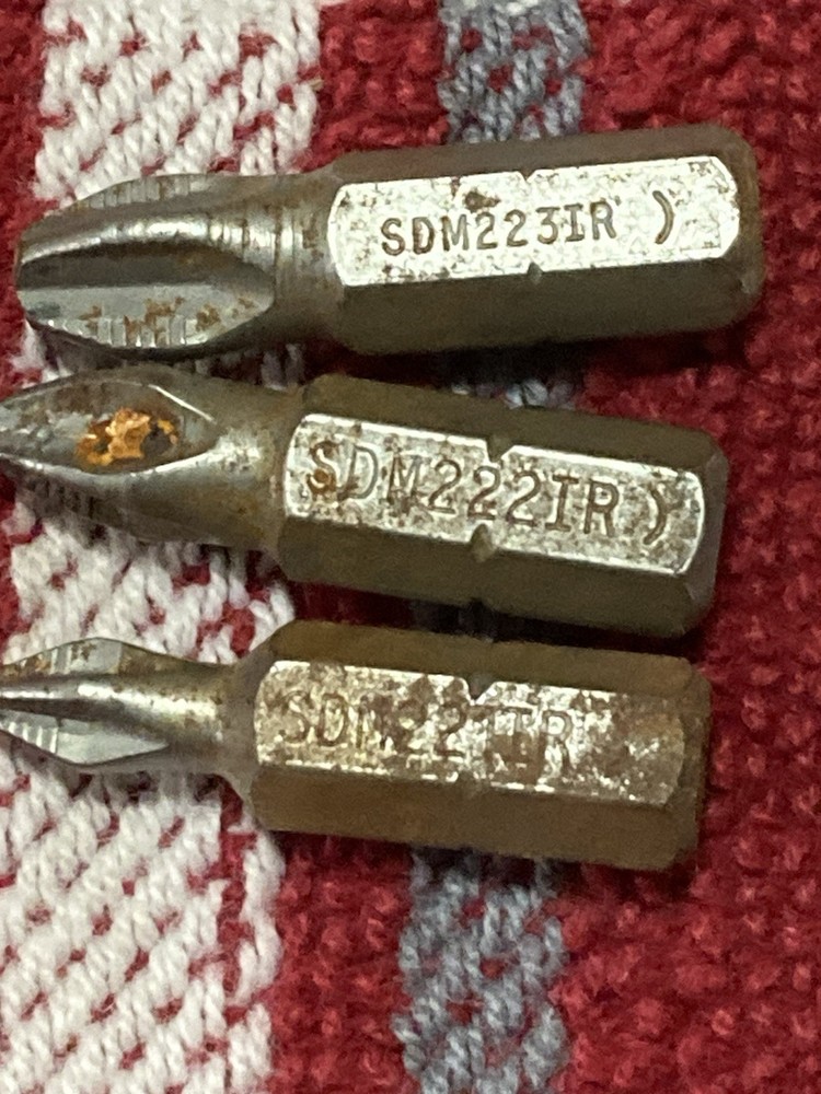 SNAP-ON Tools Master SAE Screwdriver Bit Set In Plastic Case SDM400A PB90