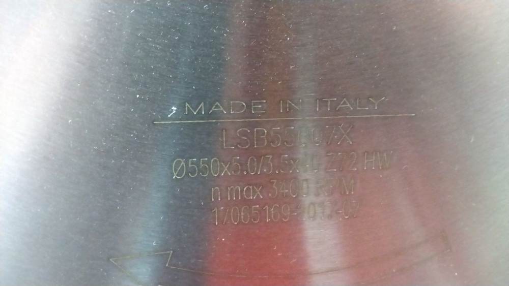 Freud LSB55007X 550mm Diameter Panel Sizing Blade