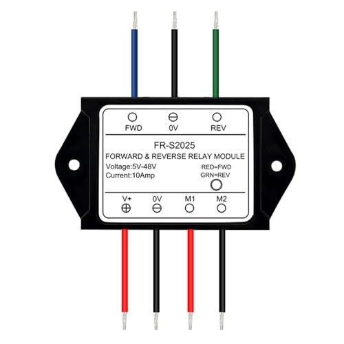 DC 5V to 48V 10A Forward and Reverse Relay Module,Controlling The Forward and